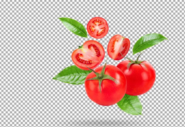 گوجه فرنگی برش خورده لایه باز